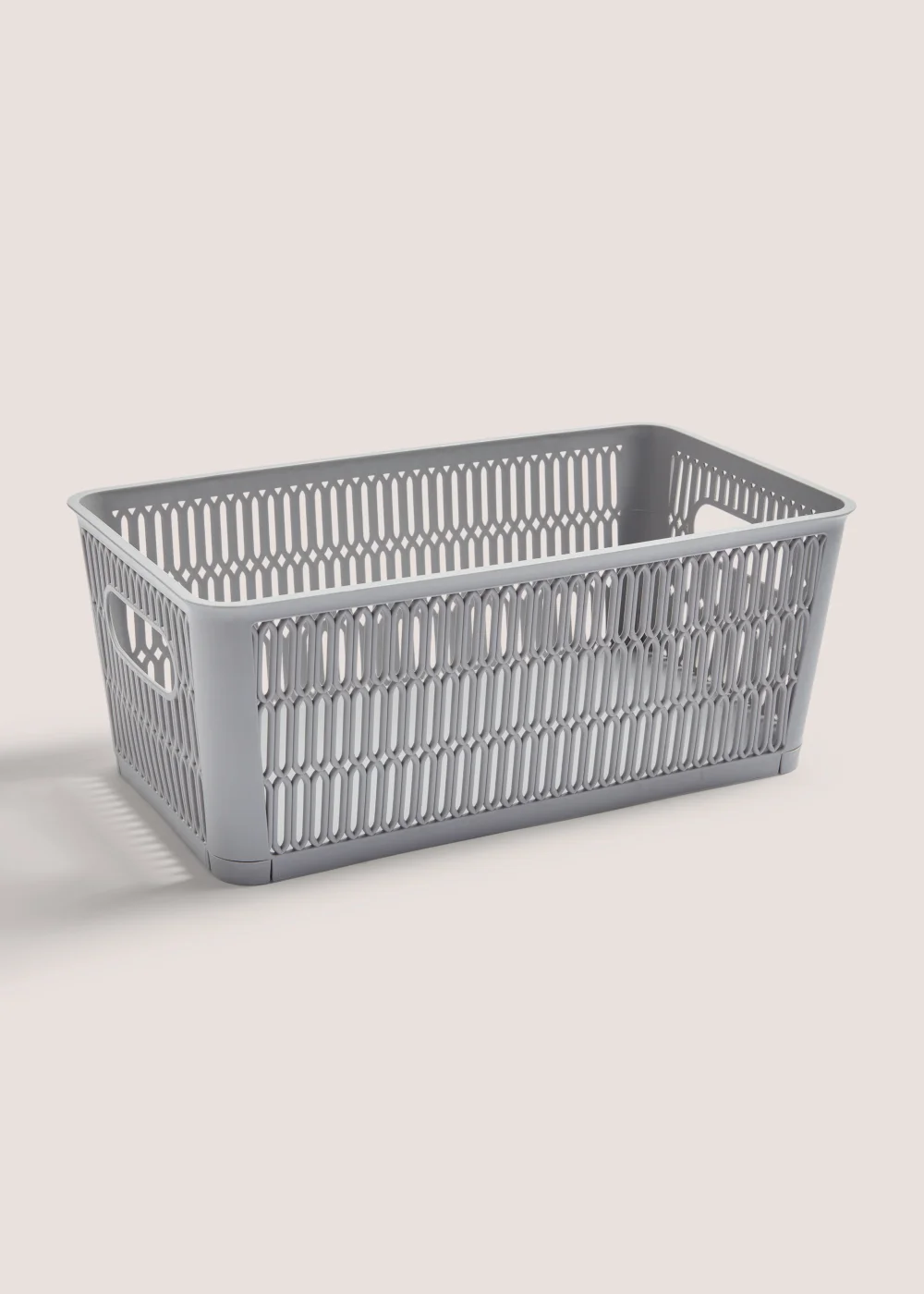 Grey Storage Box (23cm x 28.2cm x 12cm) Image 1