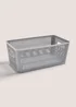 Grey Storage Box (23cm x 28.2cm x 12cm) Image 1