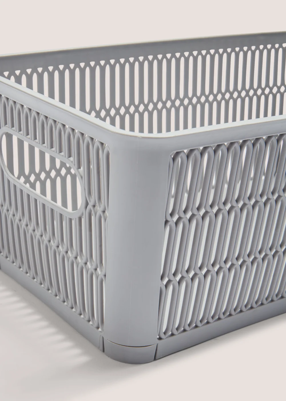 Grey Storage Box (23cm x 28.2cm x 12cm) Image 2