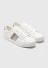 White Lace Up Trainers - Size 3 Image 1