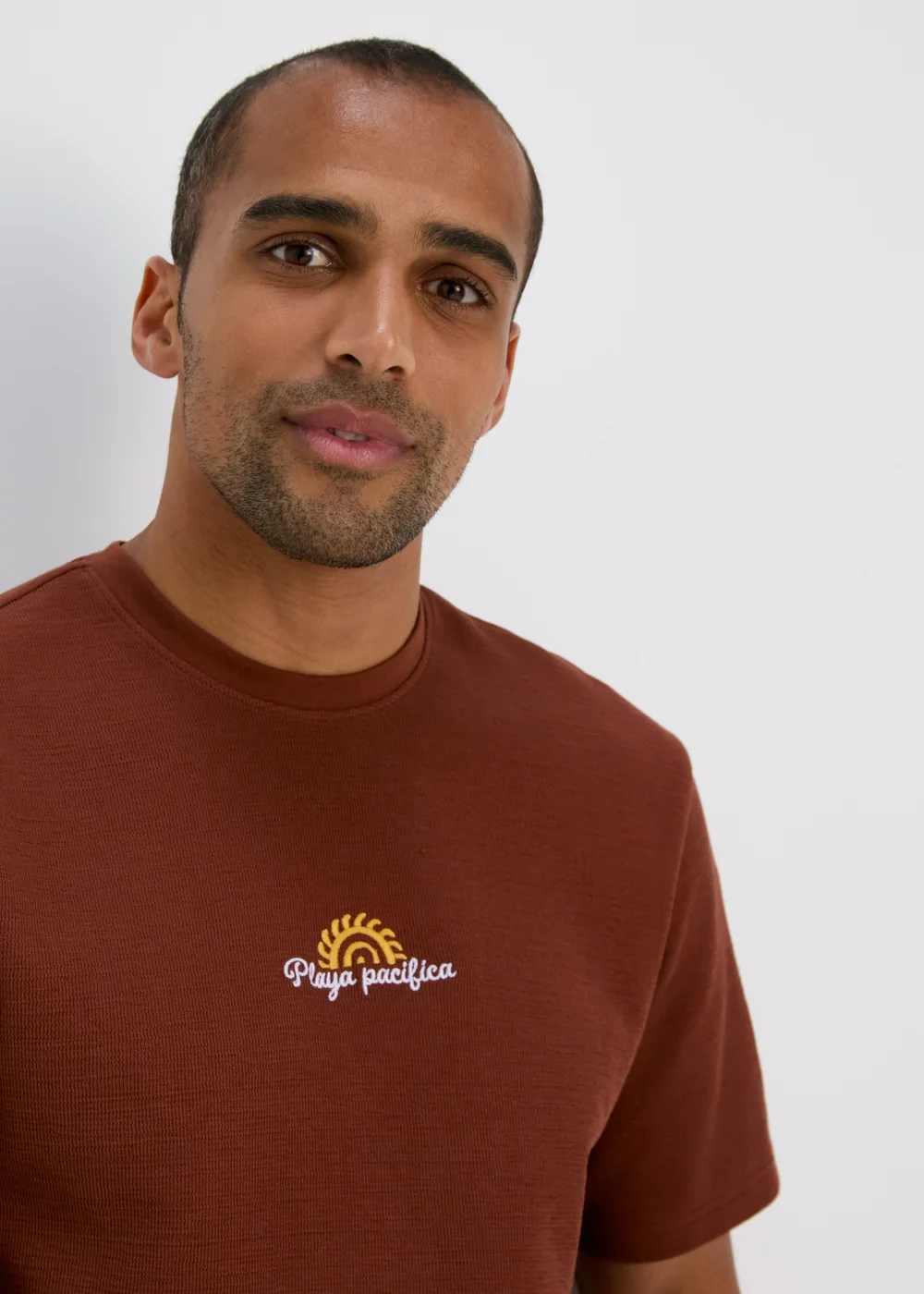 Souluxe Light Blue Hex Bubble T-Shirt - Small Image 3