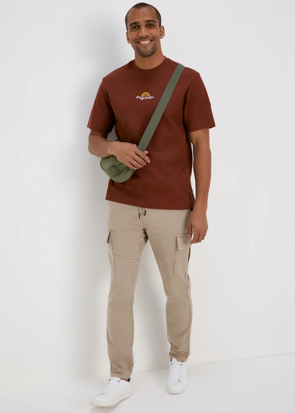 Souluxe Light Blue Hex Bubble T-Shirt - Small Image 4