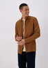 Brown Waffle Shacket - S Image 3