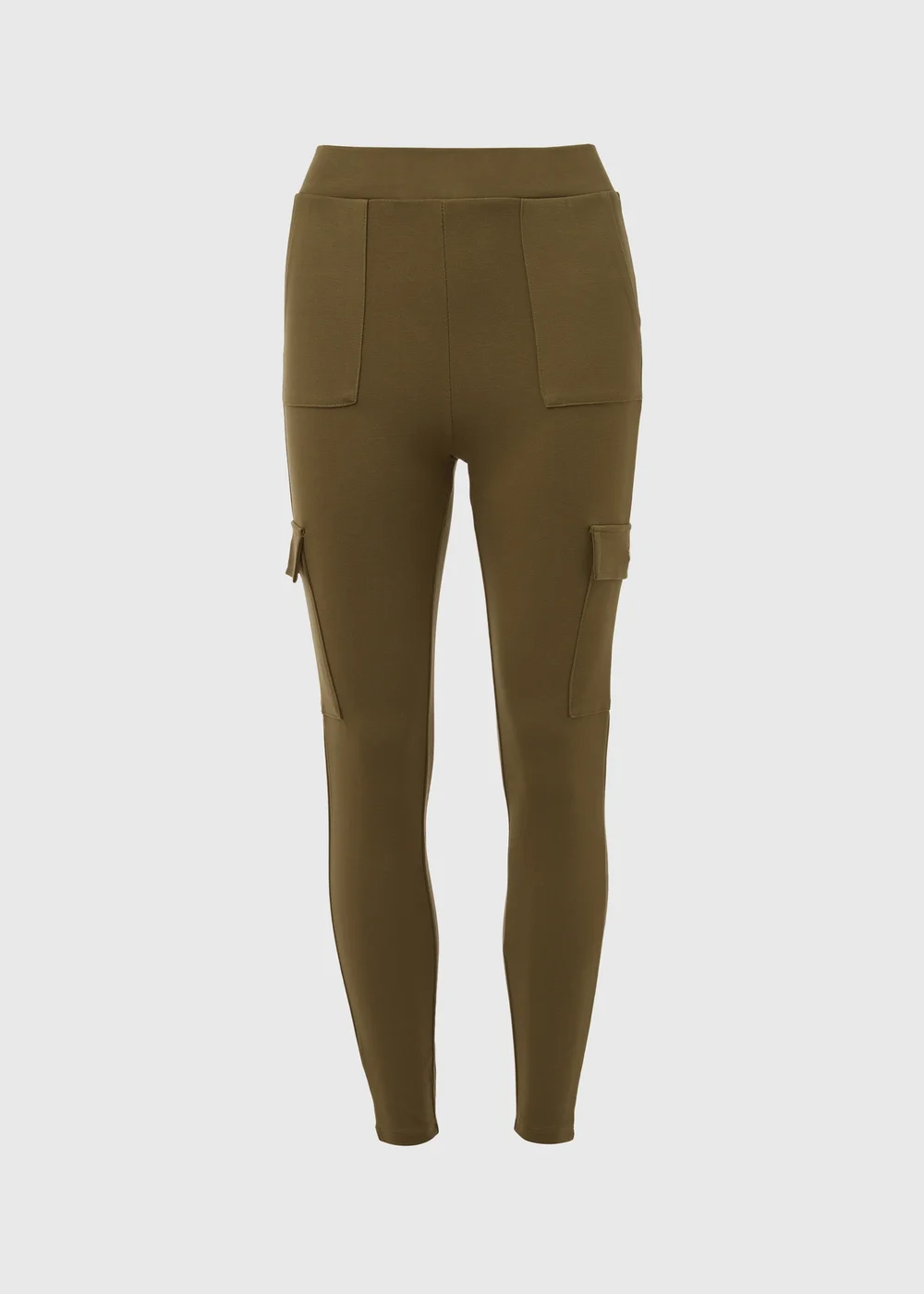Khaki Utility Leggings - 8 Image 5