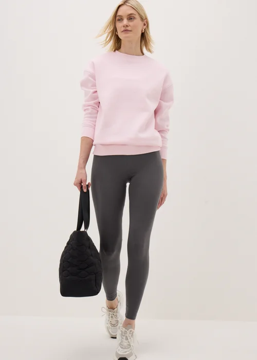 Charcoal Cotton Leggings - 8 Image 1
