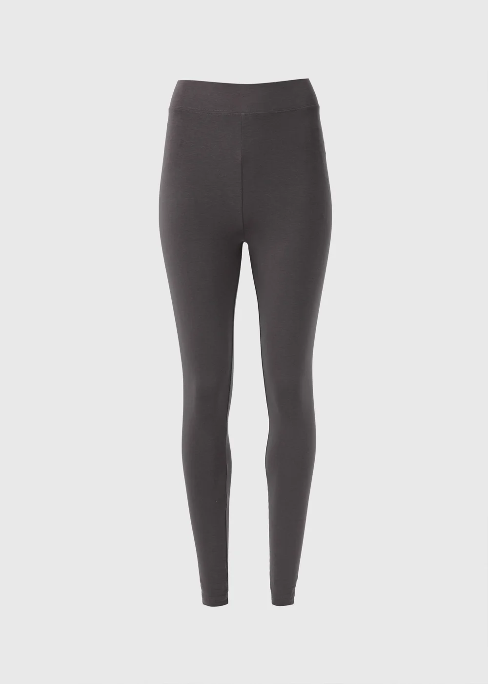 Charcoal Cotton Leggings - 8 Image 5