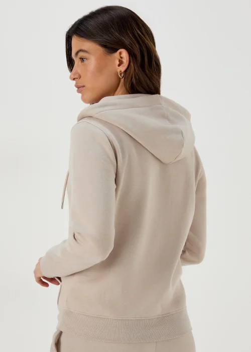 Beige Zip Up Hoodie - S Image 2