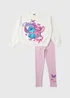 Girls Disney White Stitch Sweatshirt Set (4-11yrs) - Age 4 Years Image 1