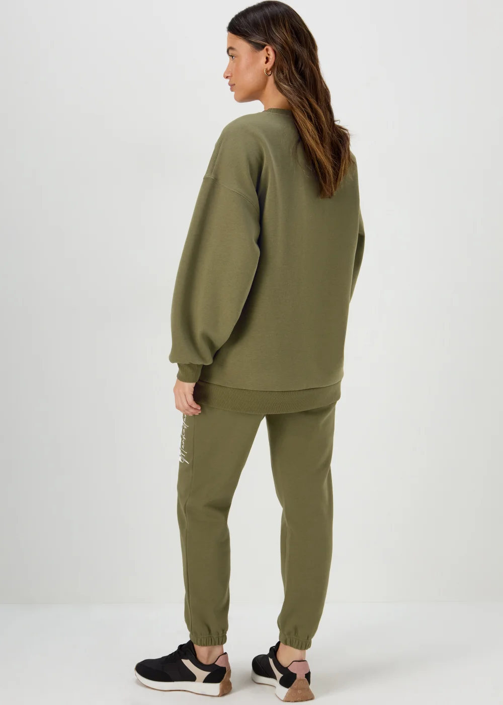 Khaki New York Joggers - Small Image 2