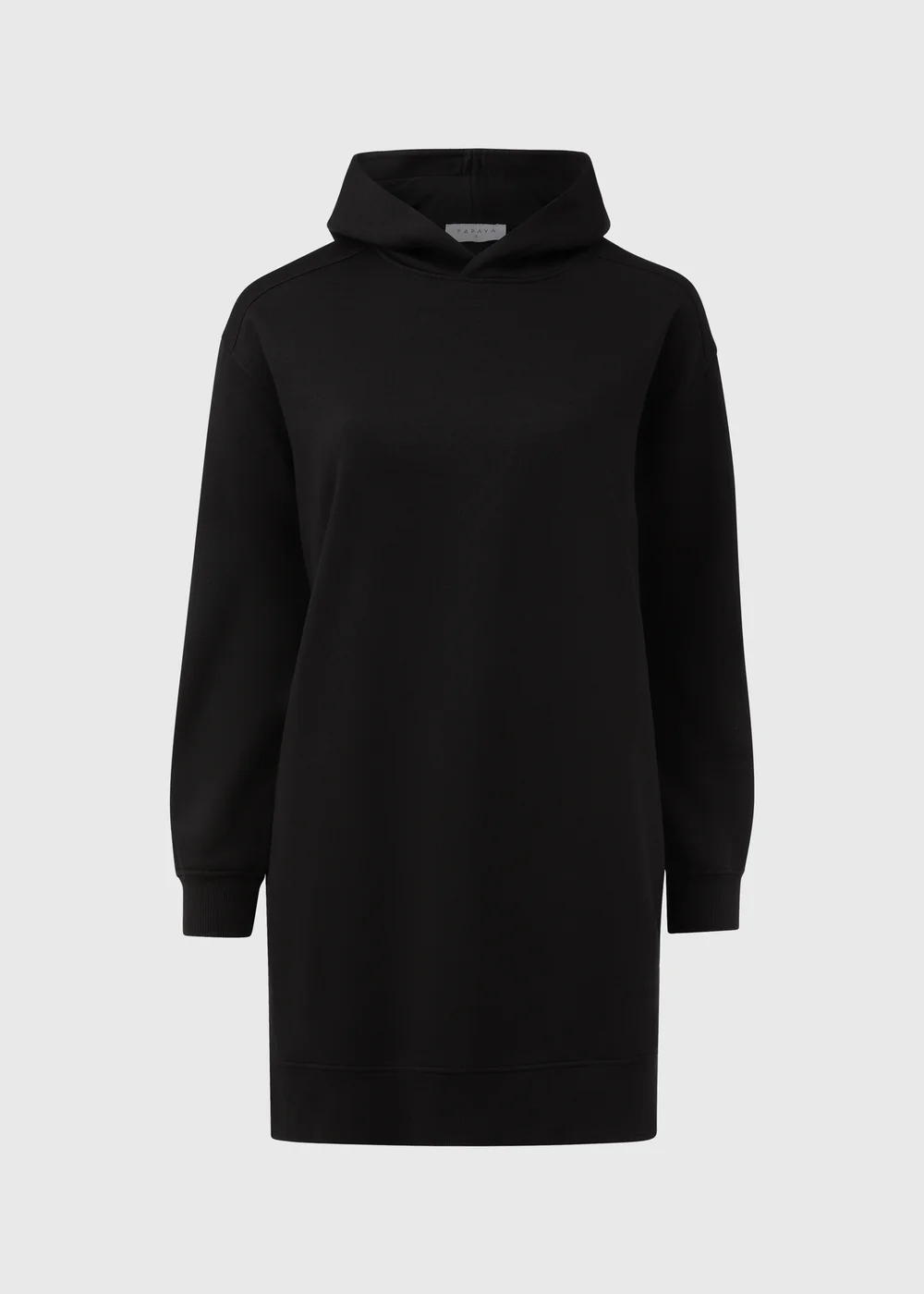 Black Longline Hoodie - S Image 5