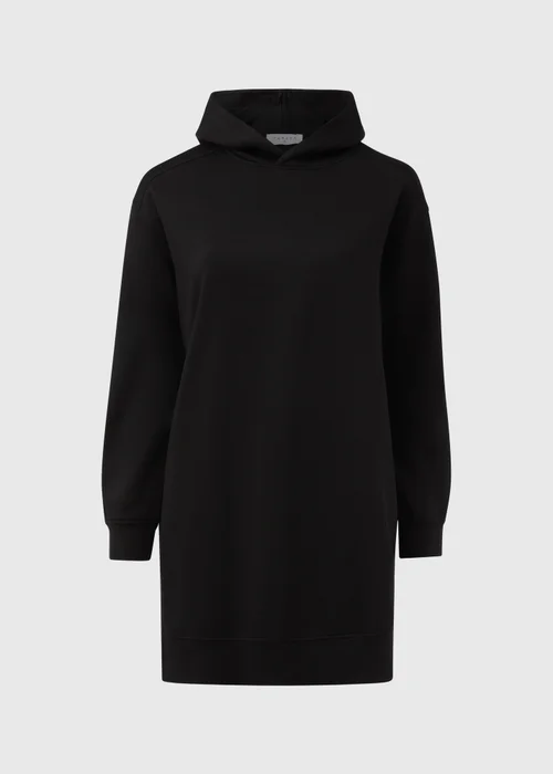 Black Longline Hoodie - S Image 5