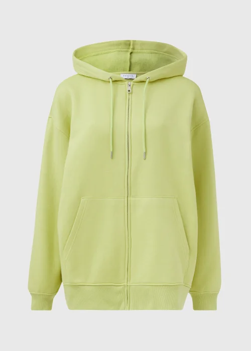 Lime Oversized Zip Up Hoodie - S Image 5