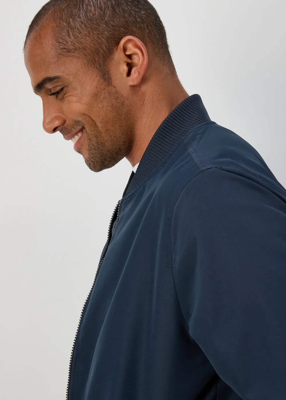 Navy Lightweight Bomber Jacket - XS Image 3