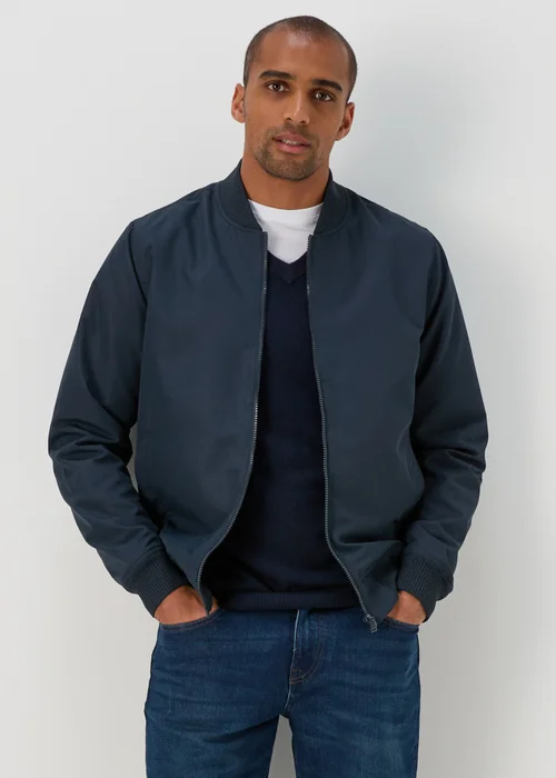 Navy Lightweight Bomber Jacket - XS Image 1