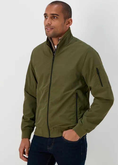 Khaki Technical Bomber Jacket - XS Image 1
