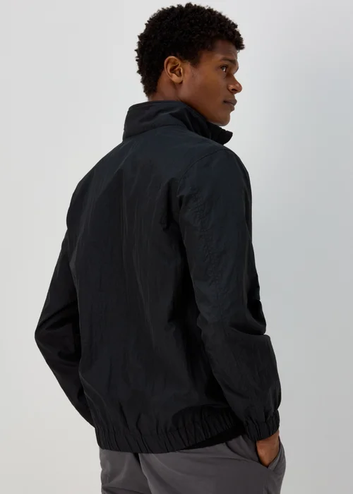 Black Crinkle Windbreaker - XS Image 2