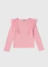 Girls Pink Organza Top (7-13yrs) - Age 7 Years Image 1