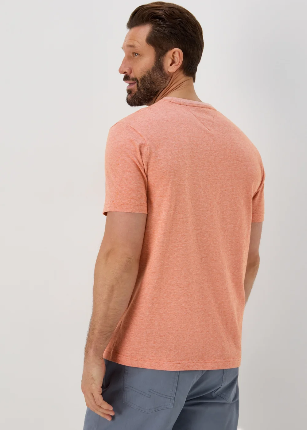 Lincoln Orange Feeder Stripe T-Shirt - Small Image 2