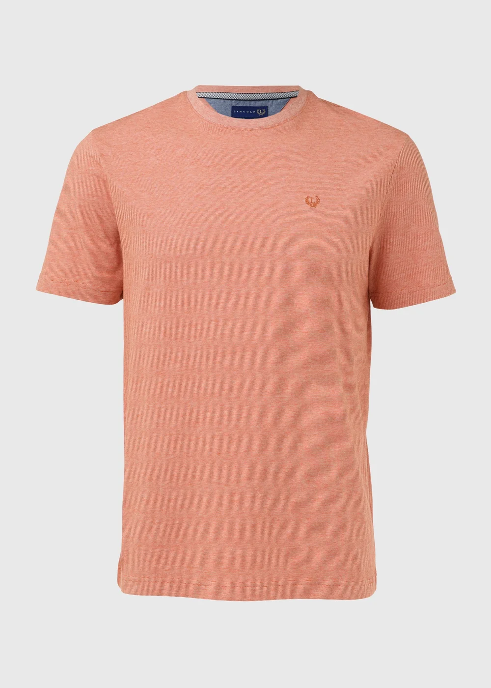 Lincoln Orange Feeder Stripe T-Shirt - Small Image 5
