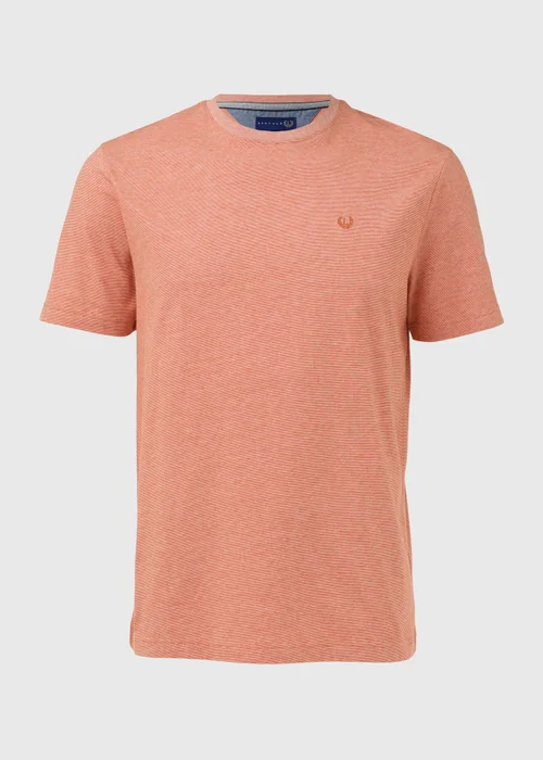 Lincoln Orange Feeder Stripe T-Shirt - Small Image 5