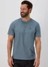Lincoln Blue Feeder Stripe T-Shirt - Small Image 1