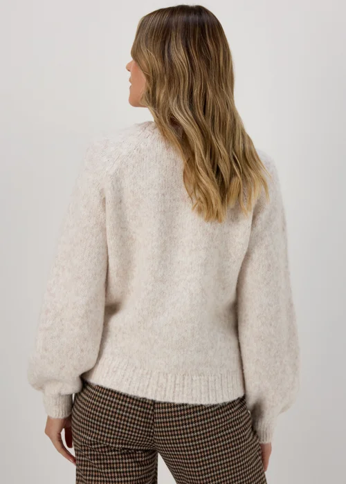 Oatmeal Crew Neck Jumper - XS Image 2