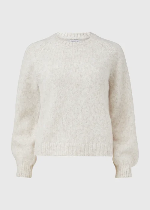 Oatmeal Crew Neck Jumper - XS Image 5