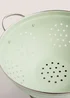 Green Metal Colander (24.5cmx15cm) Image 2