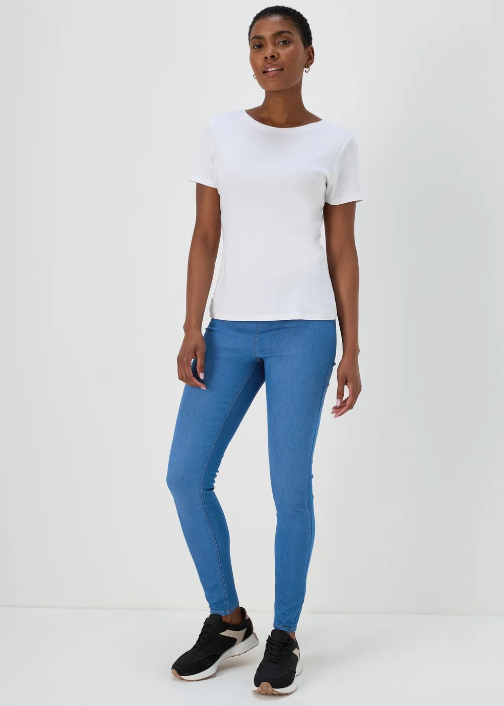 Blue Rosie Pull on High Rise Jeggings - 8/L29 Image 1