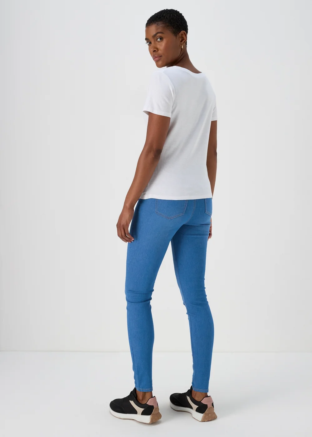 Blue Rosie Pull on High Rise Jeggings - 8/L29 Image 2
