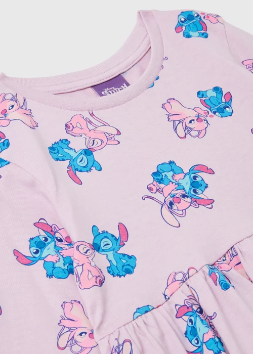 Disney Lilo & Angel Lilac Dress (3-9yrs) - 3 Yrs Image 2