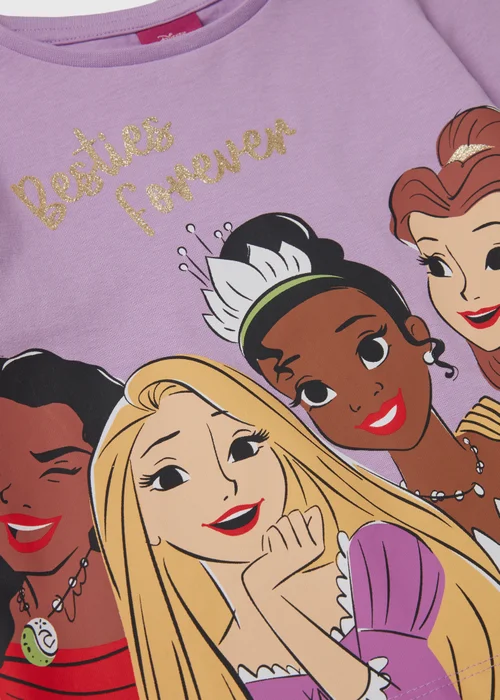 Girls Lilac Princess Long Sleeve T-Shirt (3-9yrs) - Age 3 Years Image 2