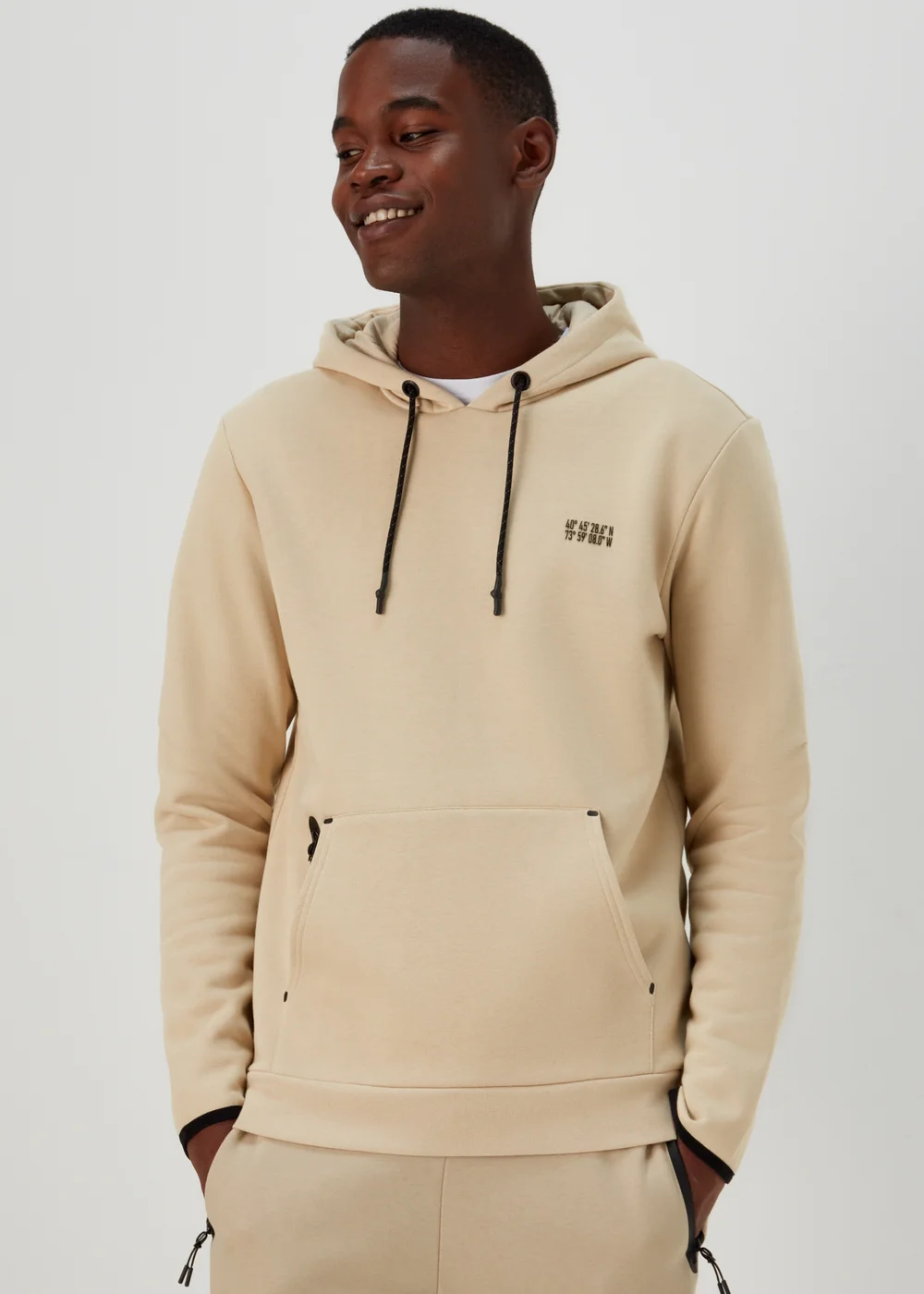 US Athletic Stone Panel Hoodie - XS Image 1