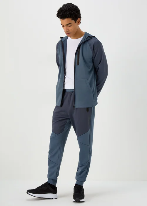 US Athletic Blue Bonded Fleece Joggers - Extra small Image 1