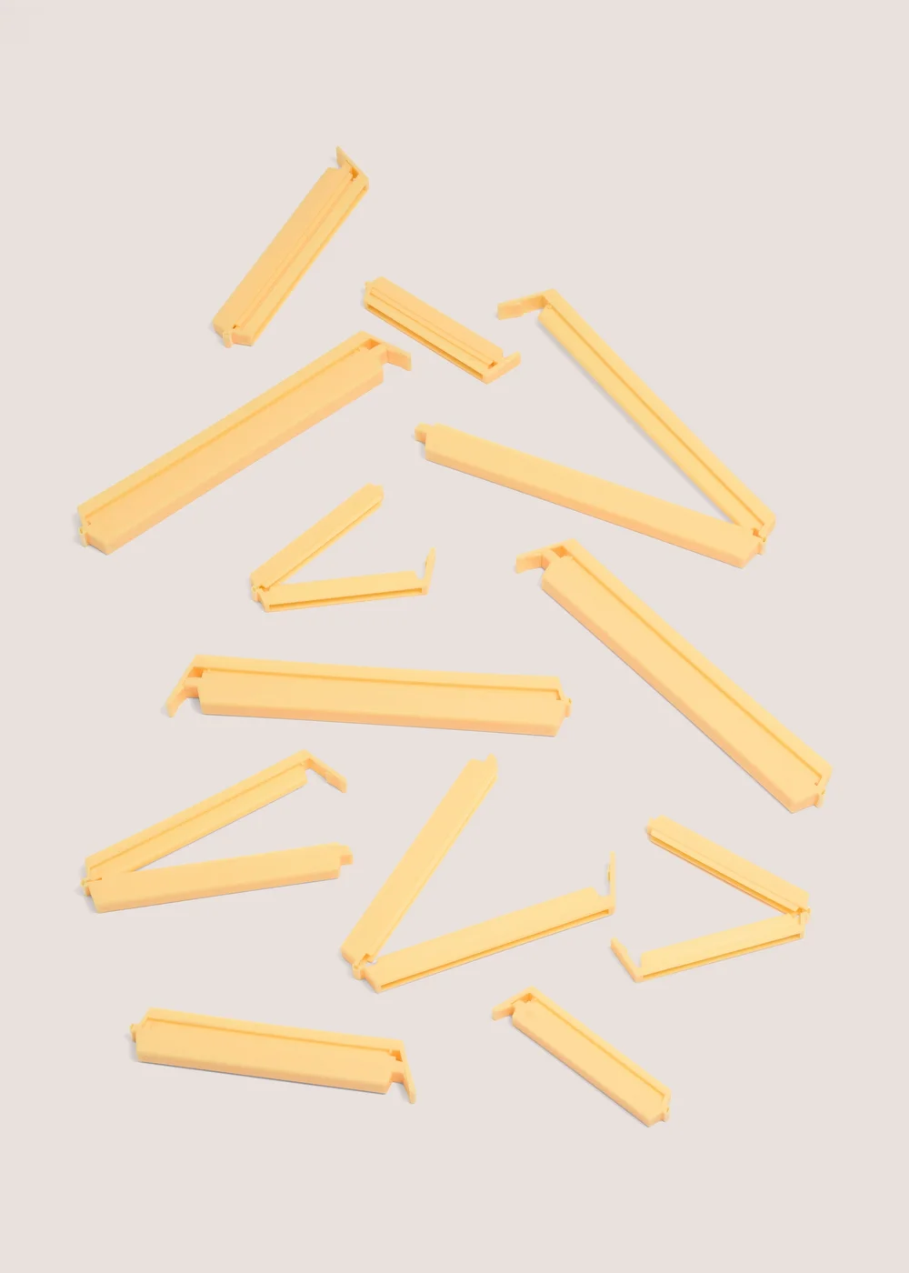 12 Pack Yellow Bag Clips Image 1