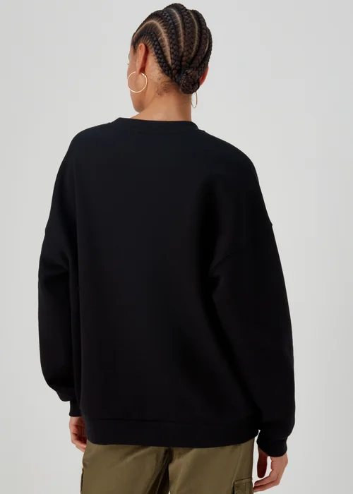 Black Stockholm Print Sweatshirt - S Image 2