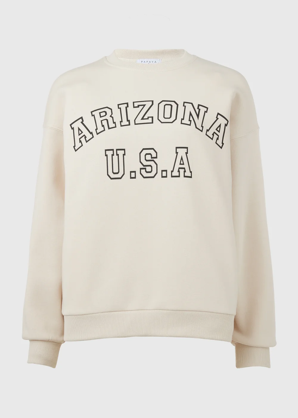 Cream Arizona Collegiate Sweatshirt - Small Image 5