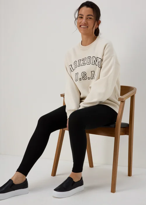 Cream Arizona Collegiate Sweatshirt - Small Image 4