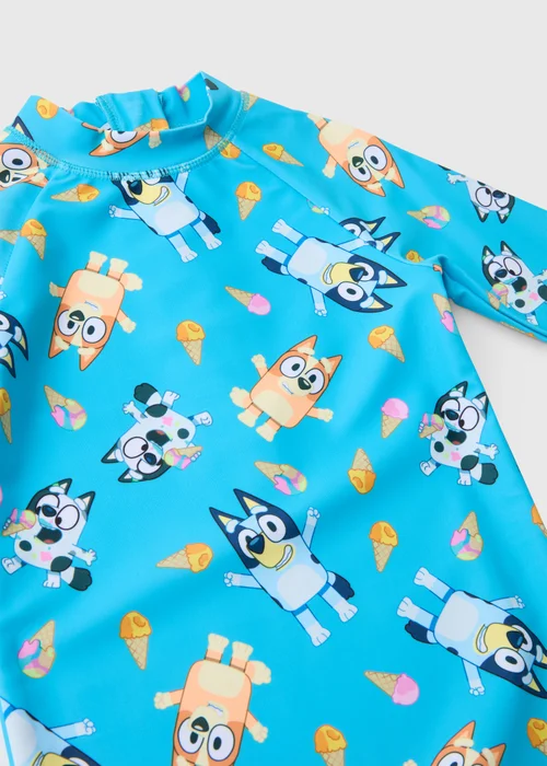 Boys Bluey Blue Surfsuit (12mths-5yrs) - 2-3 Yrs Image 2