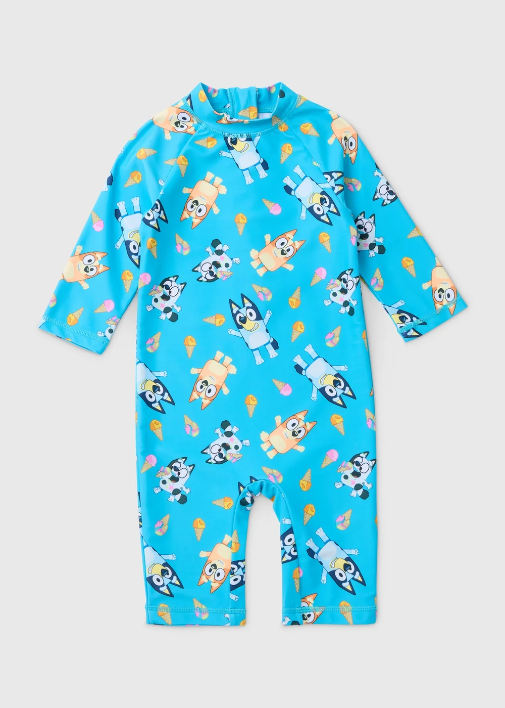Boys Bluey Blue Surfsuit (12mths-5yrs) - 2-3 Yrs Image 1