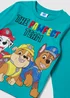 Kids Turquoise Paw Patrol Print Long Sleeve T-Shirt (9mths-6yrs) - Age 9 - 12 Months Image 2
