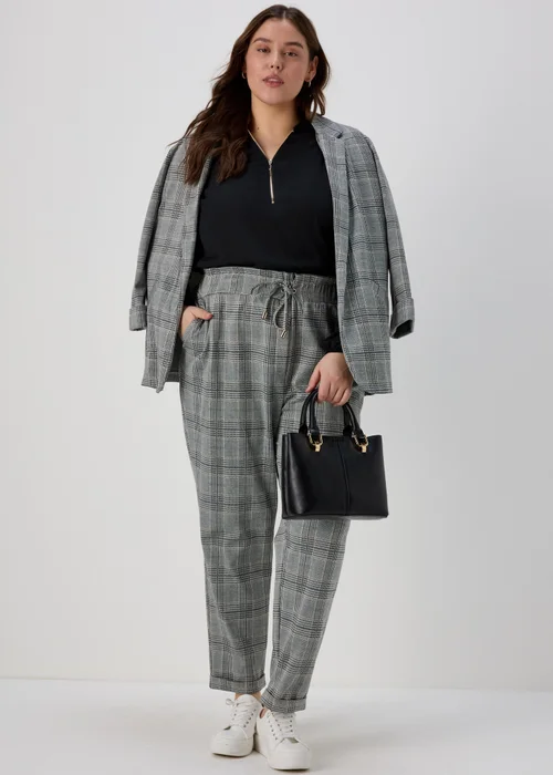 Et Vous Black Zip Up Blouse - Size 8 Image 7