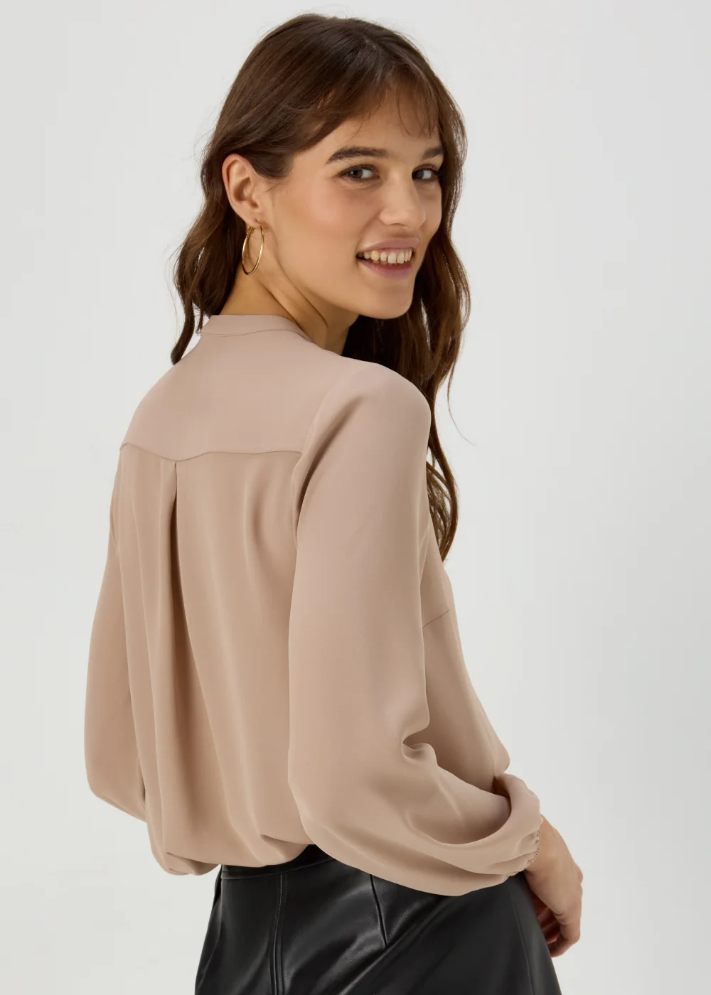 Et Vous Nude Zip Up Blouse - 8 Image 4