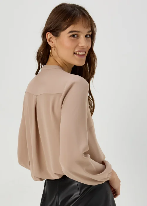 Et Vous Nude Zip Up Blouse - 8 Image 4