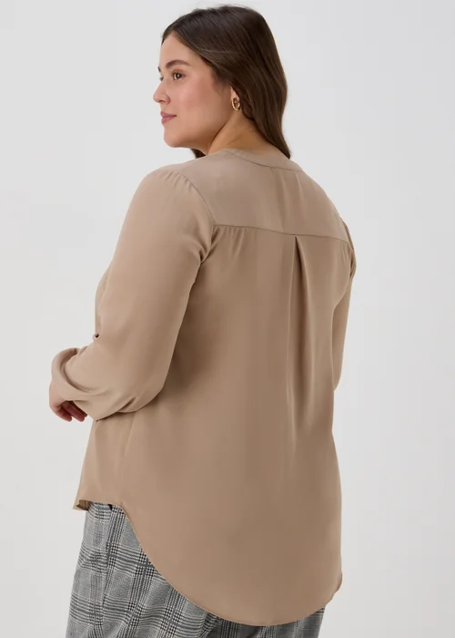 Et Vous Nude Zip Up Blouse - 8 Image 3