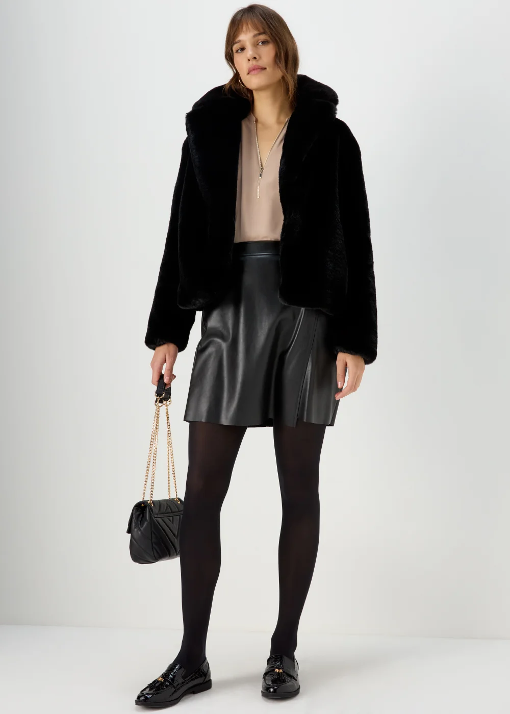 Et Vous Nude Zip Up Blouse - 8 Image 8