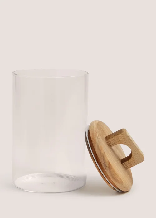 Glass Jar With Lid (10cm x 16cm) Image 2