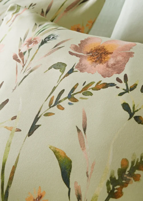 Green Floral Duvet Set - Single Image 3
