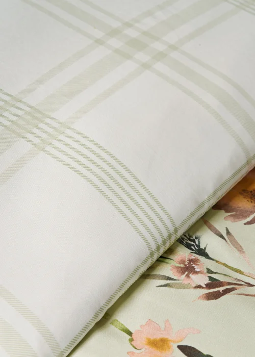 Green Floral Duvet Set - Single Image 2