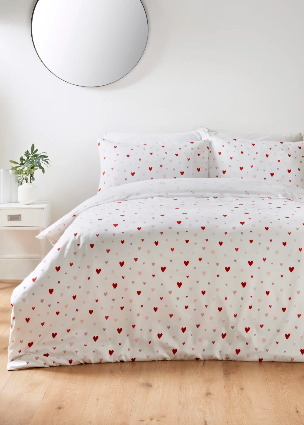 Pink Heart Duvet Set - King Image 1